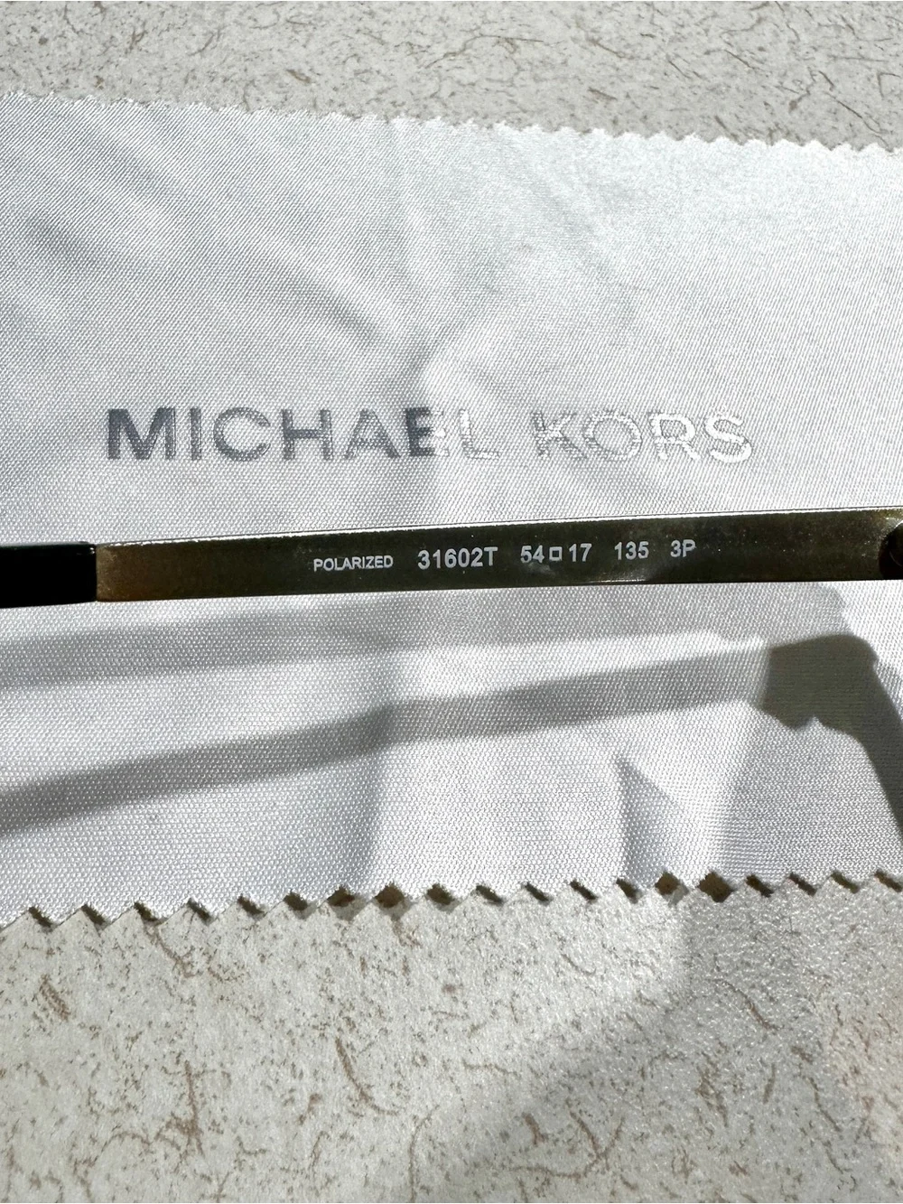Michael Kors MK 2046 (Lex) Black Frame Sunglasses with Polarized Gold Lenses